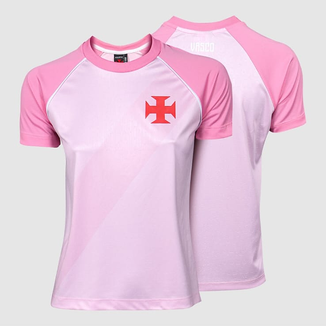 Blusa Vasco Reluzir Outubro Rosa